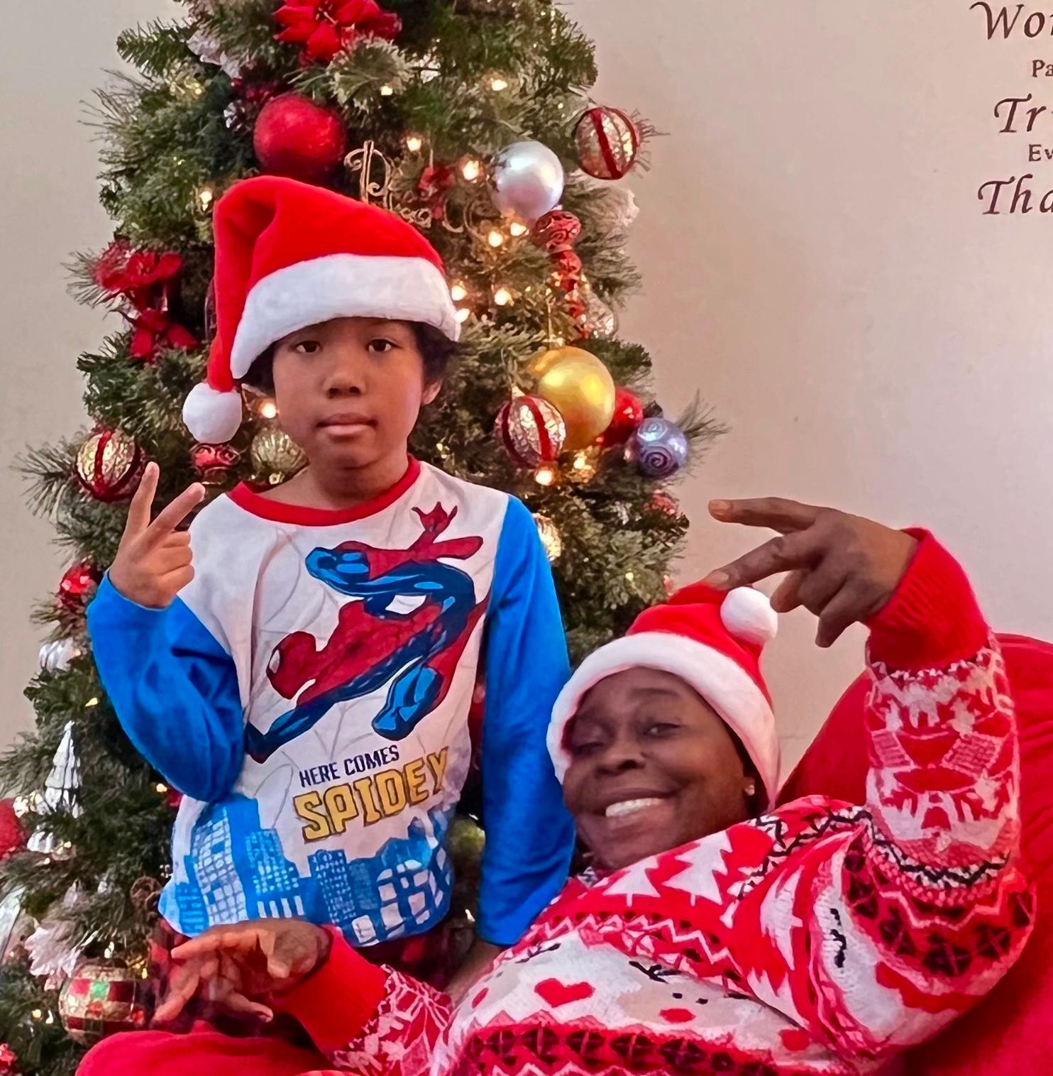Christmas joy with a little one