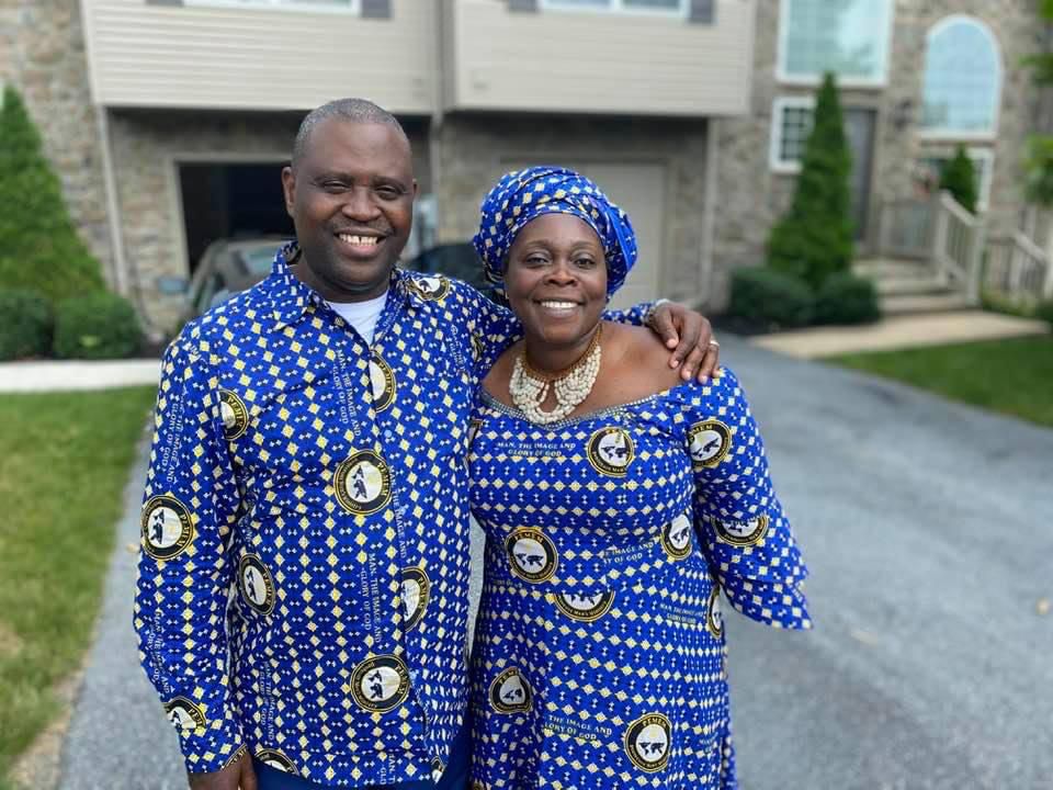 Matching in royal blue